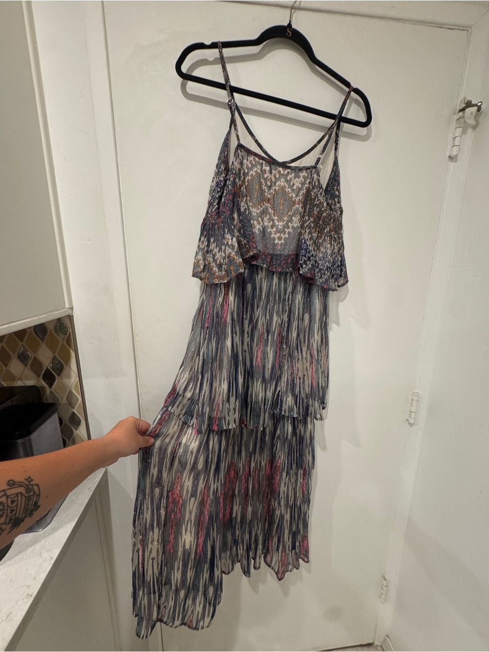 EUC Meadow Rue by Anthropologie Josie Tiered Maxi Dress — Size 2 - Picture 11 of 11